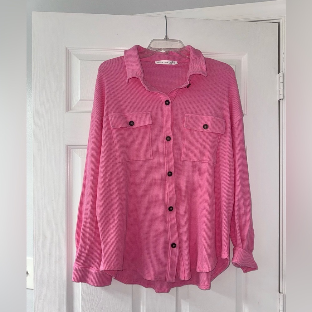 Pink Altar’d State Button Up!